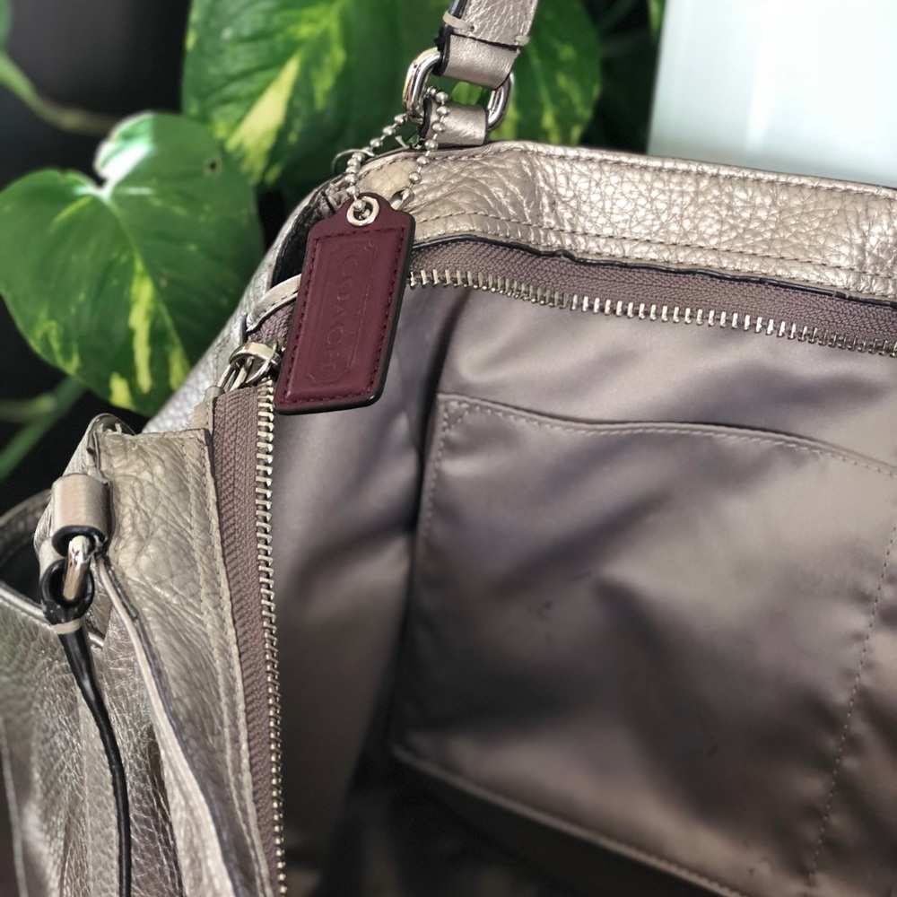 Coach Metallic Handbag - Picture 7 of 7